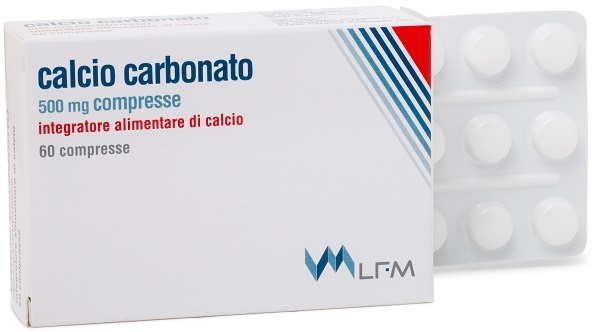CALCIO CARBONATO 60 COMPRESSE - Farmapanda Srl