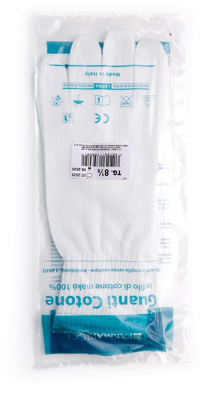 GUANTO CHIRURGICO COTONE FELPATO 8,5 - Farmapanda Srl
