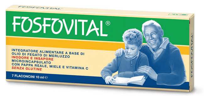 FOSFOVITAL OLIO FEGATO DI MERLUZZO 7 FLACONCINI - Farmapanda Srl