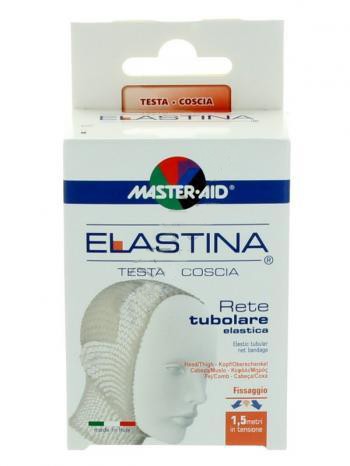 RETE TUBOLARE ELASTICA IPOALLERGENICA MASTER-AID ELASTINA TESTA/COSCIA 1,5 MT IN TENSIONE CALIBRO 6 CM - Farmapanda Srl