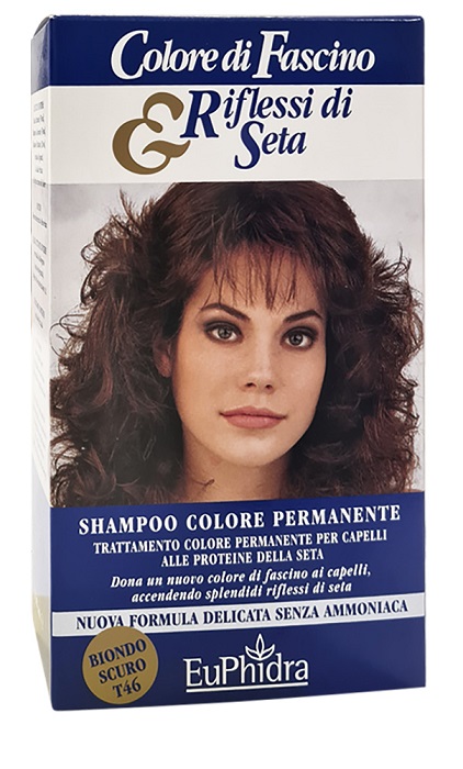 EUPHIDRA COLORE DI FASCINO & RIFLESSI DI SETA SHAMPOO COLORE PERMANENTE 46 BIONDO SCURO 120 ML - Farmapanda Srl