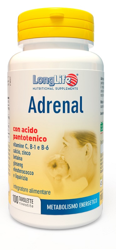 LONGLIFE ADRENAL 100 TAVOLETTE MASTICABILI RIVESTITE - Farmapanda Srl