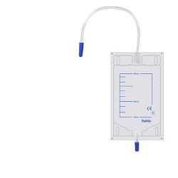 SACCA DI DRENAGGIO DA GAMBA PER INCONTINENZA TUBO 10 CM 10 PEZZI - Farmapanda Srl