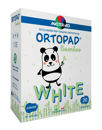 CEROTTO OCULARE PER ORTOTTICA ORTOPAD BIANCO JUNIOR 20 PEZZI - Farmapanda Srl