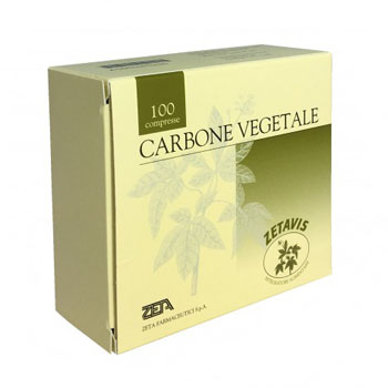 ZETAVIS CARBONE VEGETALE 100 COMPRESSE - Farmapanda Srl