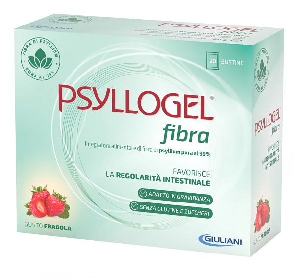 PSYLLOGEL FIBRA FRAGOLA 20 BUSTINE - Farmapanda Srl