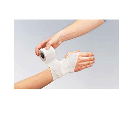 BENDA ELASTICA MEDICATA AUTOADESIVA FORTELAST PLUS CON OSSIDO DI ZINCO 10X450 CM - Farmapanda Srl