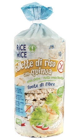 RICE&RICE GALLETTE DI RISO CON QUINOA 100 G SENZA LIEVITO - Farmapanda Srl