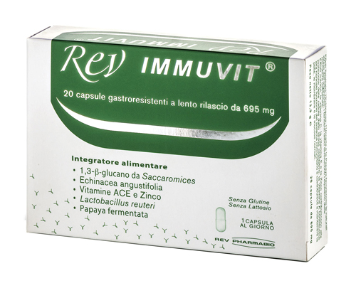 REV IMMUVIT 20 CAPSULE - Farmapanda Srl