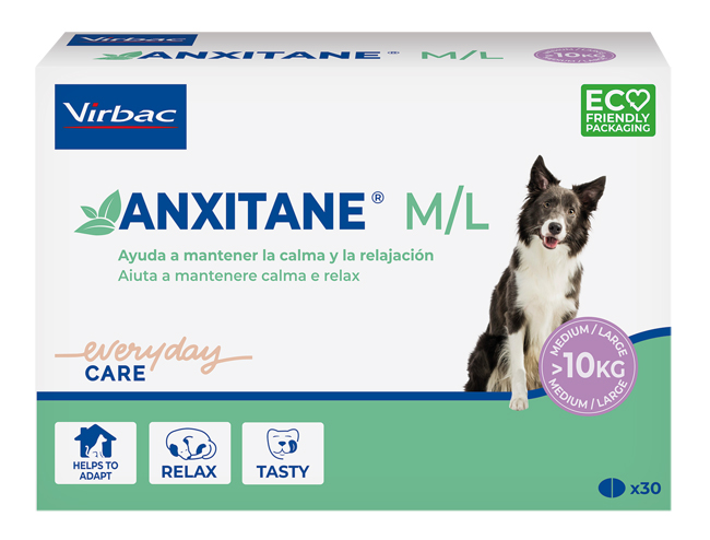 ANXITANE M/L SUPPLEMENTO NUTRIZIONALE SCATOLA 30 COMPRESSE APPETIBILI - Farmapanda Srl