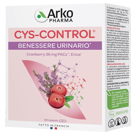 CYS-CONTROL 60 CAPSULE - Farmapanda Srl