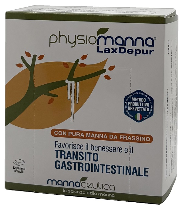 PHYSIOMANNA LAXDEPUR MANNITE DUFOUR 12 PANETTI SOLUBILI DA 10 G - Farmapanda Srl