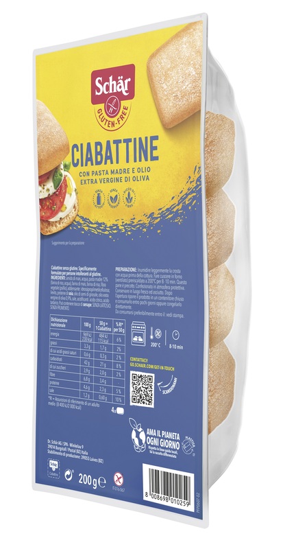 SCHAR CIABATTINA 200 G - Farmapanda Srl