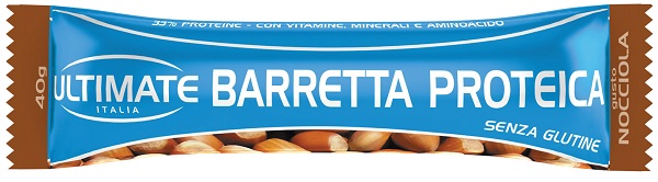 ULTIMATE BARRETTA PROTEICA NOCCIOLA 40 G 1 PEZZO - Farmapanda Srl