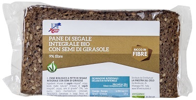 FSC BIOFIBRE+ PANE DI SEGALE INTEGRALE CON SEMI DI GIRASOLE BIOLOGICO AD ALTO CONTENUTO DI FIBRE 500 G - Farmapanda Srl