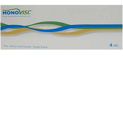 SIRINGA INTRA-ARTICOLARE MONOVISC ACIDO IALURONICO 20MG/ML 4 ML - Farmapanda Srl