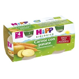 HIPP BIO HIPP BIO OMOGENEIZZATO CAROTE CON PATATE 2X80 G - Farmapanda Srl