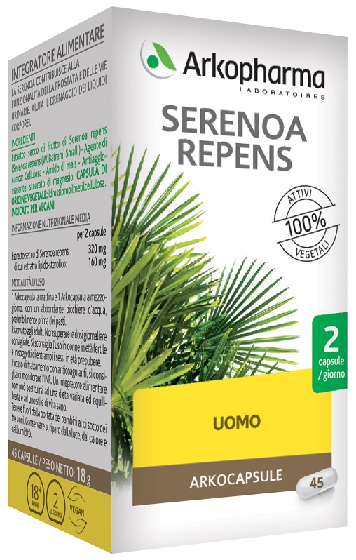 SERENOA REPENS 45 CAPSULE - Farmapanda Srl