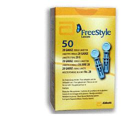 LANCETTE PUNGIDITO FREESTYLE GAUGE 28 50 PEZZI - Farmapanda Srl