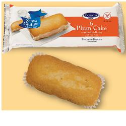 BONONIA PLUMCAKE CON FARINA DI RISO SENZA GLUTINE 6 X 36 G - Farmapanda Srl
