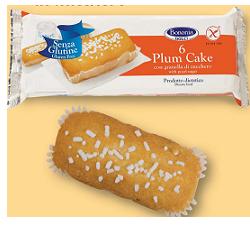 BONONIA PLUMCAKE CON GRANELLA DI ZUCCHERO SENZA GLUTINE 6 X 37 G - Farmapanda Srl