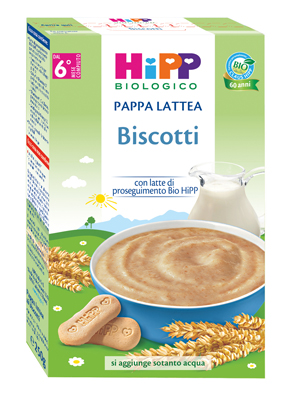 HIPP BIO PAPPA LATTEA BISCOTTI 250 G - Farmapanda Srl