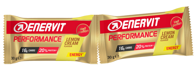 ENERVIT PS DOUBLE LEMON CREAM 2 MEZZE PORZIONI BOX 1 BARRETTA - Farmapanda Srl