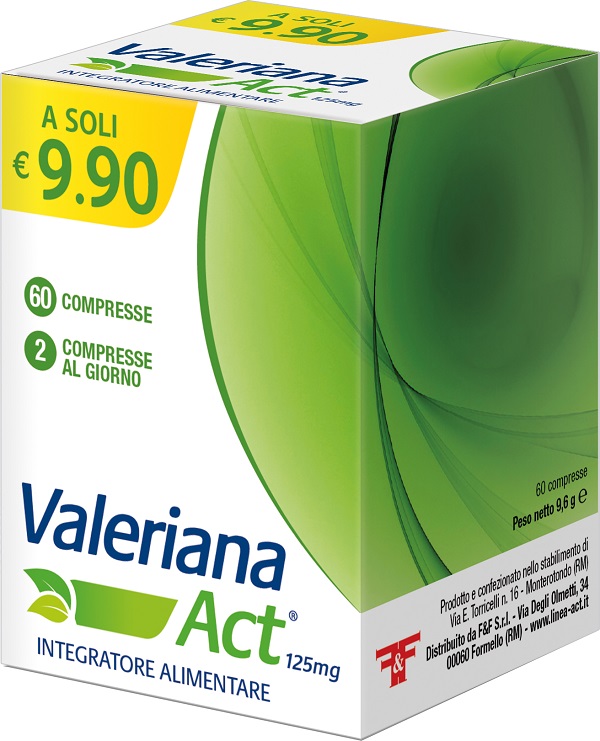 VALERIANA ACT 60 COMPRESSE - Farmapanda Srl