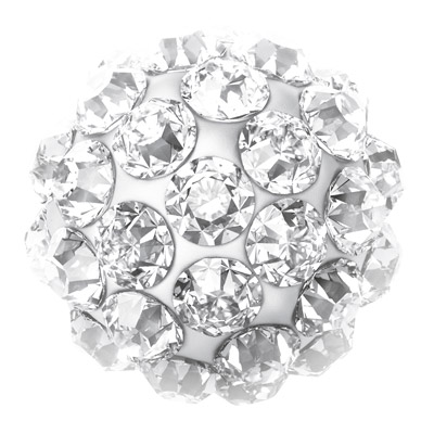 SYSTEM75 PALLINA 4,5MM DIAMANTATA CRISTALLO  ACCIAIO - Farmapanda Srl
