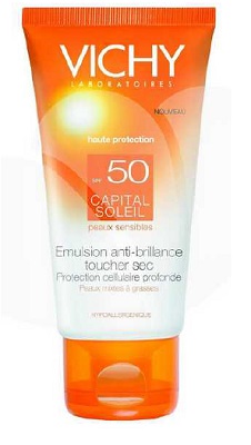 IDEAL SOLEIL VISO DRY TOUCH SPF50 50 ML - Farmapanda Srl