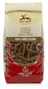 FUSILLI 100% FARRO INTEGRALE BIO 500 G - Farmapanda Srl