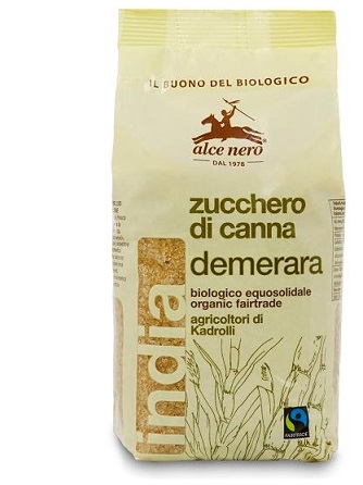 ZUCCHERO DI CANNA DEMERARA BIO INDIA FAIRTRADE 500 G - Farmapanda Srl