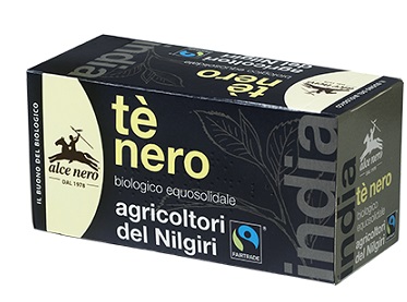 TE' 20 FILTRI NERO BIO FAIRTRADE - Farmapanda Srl