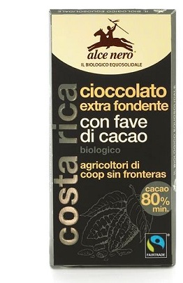 TAVOLETTA CIOCCOLATO EXTRAFONDENTE BIO CON FAVE DI CACAO BIO FAIRTRADE 100 G - Farmapanda Srl