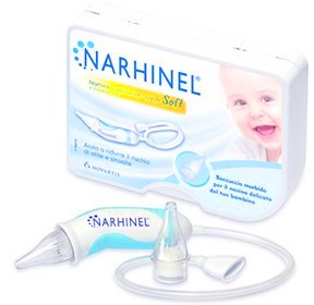 ASPIRATORE NASALE NARHINEL SOFT 1 PEZZO + 2 RICAMBI - Farmapanda Srl