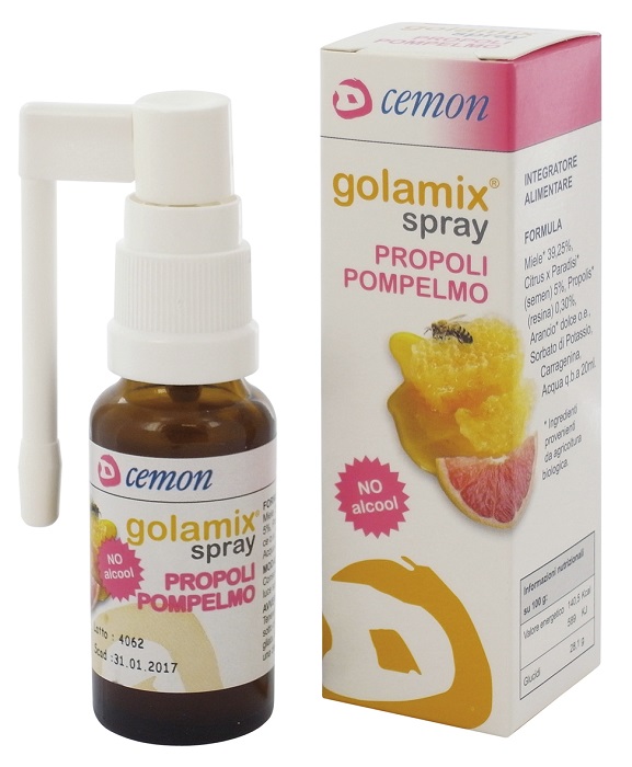 GOLAMIX SPRAY - PROPOLI POMPELMO 20 ML - Farmapanda Srl