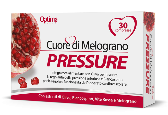 CUORE DI MELOGRANO PRESSURE 30 COMPRESSE 1 G - Farmapanda Srl