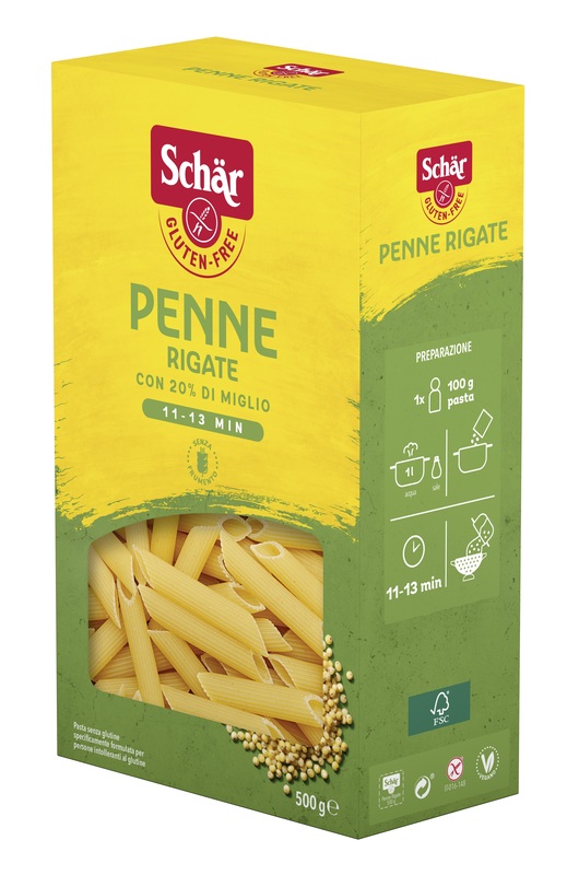 SCHAR PENNE RIGATE 500 G - Farmapanda Srl
