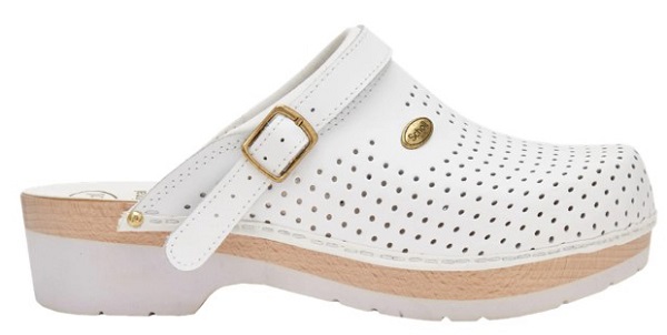 CLOG S/COMF.B/S CE BYCAST BIS UNISEX WHITE WOODS BIANCO 44 - Farmapanda Srl