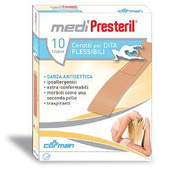 CEROTTO PER DITA MEDIPRESTERIL FLESSIBILE 12X2CM 10 PEZZI - Farmapanda Srl