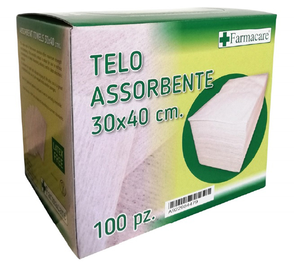 TELO ASSORBENTE 30X40CM 100 PEZZI - Farmapanda Srl