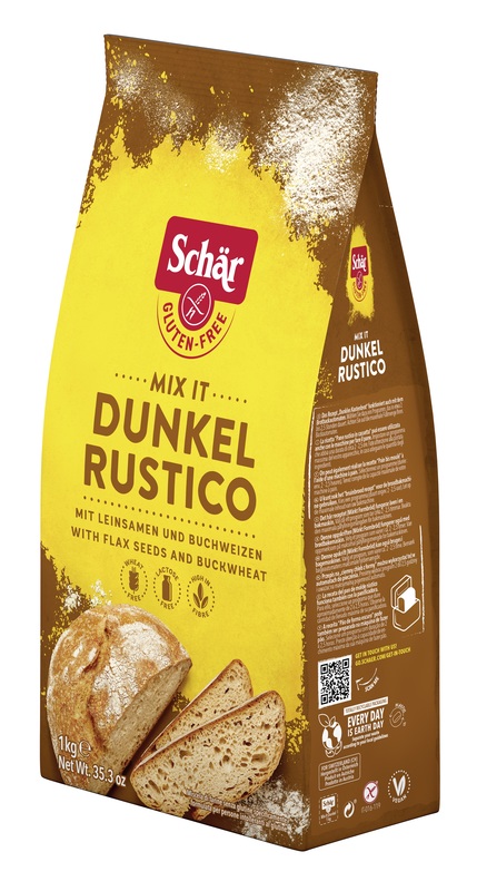 SCHAR MIX IT DUNKEL RUSTICO SENZA GLUTINE SENZA LATTOSIO 1 KG - Farmapanda Srl