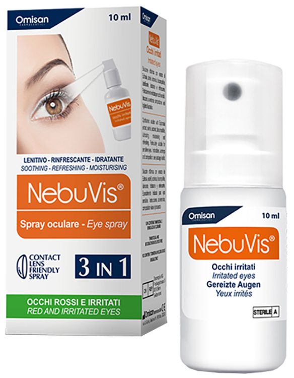 NEBUVIS OCCHI IRRITATI SPRAY 10 ML 1 PEZZO - Farmapanda Srl