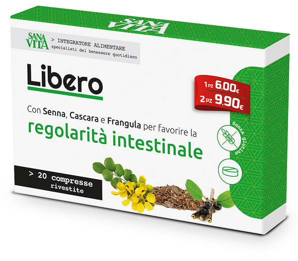 SANAVITA LIBERO 20 COMPRESSE - Farmapanda Srl