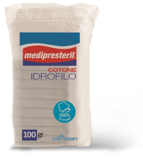 COTONE IDROFILO FU MEDIPRESTERIL CONFEZIONE DA 100GRAMMI - Farmapanda Srl