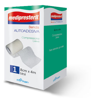 BENDA ADESIVA MEDIPRESTERIL 8X400 CM - Farmapanda Srl