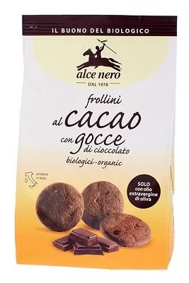 FROLLINO AL CACAO CON GOCCE DI CIOCCOLATO BIO 300 G - Farmapanda Srl