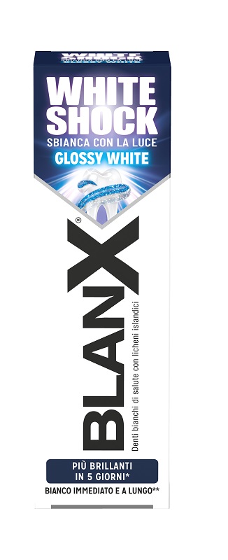 BLANX WHITE SHOCK SBIANCANTE DENTI 75 ML - Farmapanda Srl