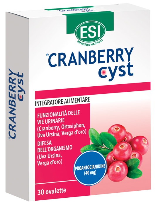 ESI CRANBERRY CYST 30 OVALETTE - Farmapanda Srl