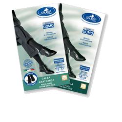 CALZA UOMO COTONE 140 DENARI GRANDE BLU - Farmapanda Srl
